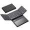 Portable Quadruple Folding Wireless Bluetooth Keyboard with Foldable Touchpad for Windows Android IOS Tablet Ipad Phone